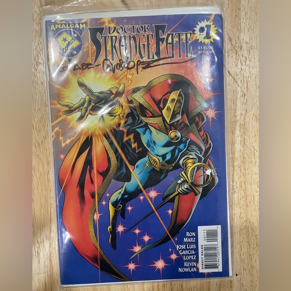 Doctor Strange Fate Signed by the Author Vintage Comic